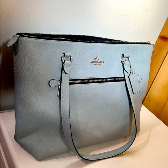 Coach Handbags - Coach Galley Tote in Slate Blue